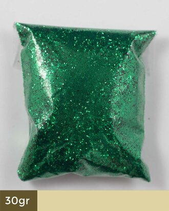 Groen Glitters - 30gr. mini