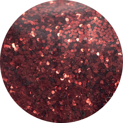 Rood Glitters - 120gr midi - prachtige rode schittering