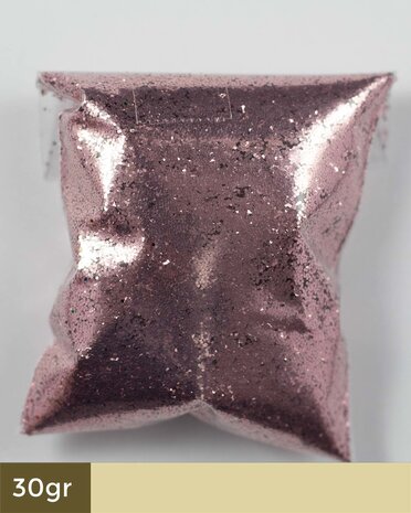 Roze Glitters - 30gr. mini