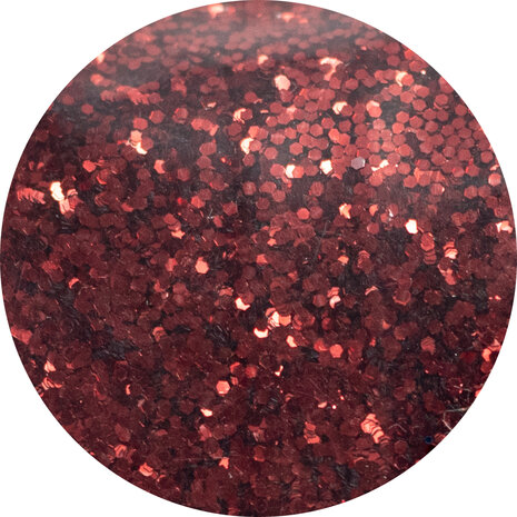 Rood glitters - 300gr. maxi - rode schittering