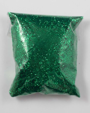 Groen glitters - 300gr. maxi