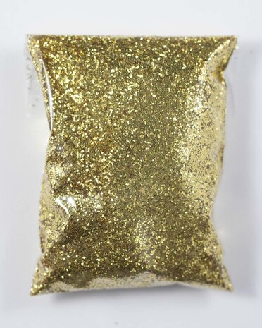 Goud glitters - 120 gram - Midi