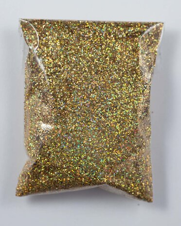 Goud LASER glitters - 300gr. maxi